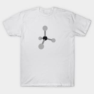 Methane CH4 Ball and Stick T-Shirt